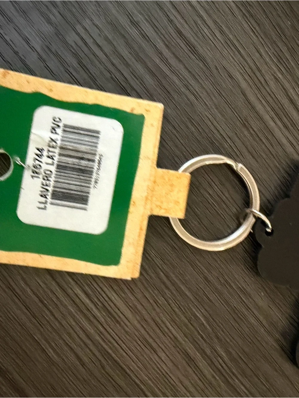 Colorful Mexico Keychain with Red Heart Charm